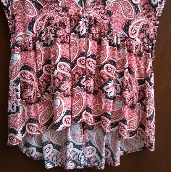 Express High-low boho cropped blouse - Picture 4 of 4